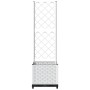 Pflanzgefäß mit weißem PP-Gitter 40x40x136 cm von , Töpfe und Pflanzgefäße - Ref: Foro24-153280, Preis: 58,49 €, Rabatt: %