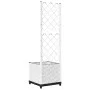 Pflanzgefäß mit weißem PP-Gitter 40x40x136 cm von , Töpfe und Pflanzgefäße - Ref: Foro24-153280, Preis: 54,68 €, Rabatt: %