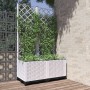 Pflanzgefäß mit weißem PP-Gitter 80x40x136 cm von , Töpfe und Pflanzgefäße - Ref: Foro24-153282, Preis: 78,46 €, Rabatt: %