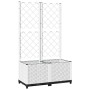 Pflanzgefäß mit weißem PP-Gitter 80x40x136 cm von , Töpfe und Pflanzgefäße - Ref: Foro24-153282, Preis: 78,46 €, Rabatt: %