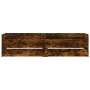 Bettrahmen aus geräucherter Eiche mit Schubladen 90x190 cm von , Betten und Lattenroste - Ref: Foro24-3207354, Preis: 130,17 ...