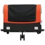 Black and orange iron bicycle trailer 45 kg by , Bicycle trailers - Ref: Foro24-94068, Price: 89,21 €, Discount: %