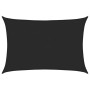 Toldo de vela HDPE negro 160 g/m² 2,5x4 m