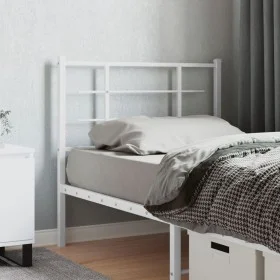White metal headboard 100 cm by , Headboards and footboards - Ref: Foro24-355639, Price: 23,98 €, Discount: %