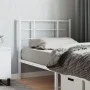 Cabecero de metal blanco 100 cm de , Cabeceros y pies de cama - Ref: Foro24-355639, Precio: 23,98 €, Descuento: %
