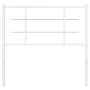 Cabecero de metal blanco 100 cm de , Cabeceros y pies de cama - Ref: Foro24-355639, Precio: 23,98 €, Descuento: %