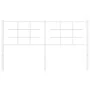 Cabecero de metal blanco 160 cm de , Cabeceros y pies de cama - Ref: Foro24-355645, Precio: 35,44 €, Descuento: %