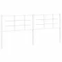 White metal headboard 193 cm by , Headboards and footboards - Ref: Foro24-355647, Price: 33,76 €, Discount: %