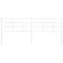 White metal headboard 193 cm by , Headboards and footboards - Ref: Foro24-355647, Price: 33,76 €, Discount: %