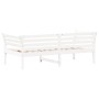 Schlafsofa aus massivem weißem Kiefernholz, 90 x 190 cm von , Betten und Lattenroste - Ref: Foro24-842879, Preis: 128,36 €, R...