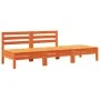 2-seater garden sofa with cushions and footrest by , Modular outdoor sofas - Ref: Foro24-838182, Price: 156,62 €, Discount: %