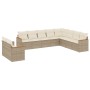 Garden sofa set with beige cushions 10 pieces synthetic rattan by , Garden sets - Ref: Foro24-3258516, Price: 676,91 €, Disco...