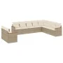 Garden sofa set with beige cushions 10 pieces synthetic rattan by , Garden sets - Ref: Foro24-3258516, Price: 701,21 €, Disco...