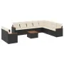 11-teiliges Gartensofa-Set und schwarze synthetische Rattankissen von , Gartensets - Ref: Foro24-3258521, Preis: 634,74 €, Ra...