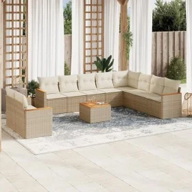 11-piece garden sofa set with beige synthetic rattan cushions by , Garden sets - Ref: Foro24-3258523, Price: 747,42 €, Discou...