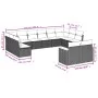 12-piece garden sofa set with gray synthetic rattan cushions by , Garden sets - Ref: Foro24-3258847, Price: 762,72 €, Discoun...