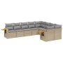 9-piece garden sofa set with beige synthetic rattan cushions by , Garden sets - Ref: Foro24-3259546, Price: 597,80 €, Discoun...