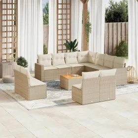 12-piece garden sofa set and brown synthetic rattan cushions by , Garden sets - Ref: Foro24-3224182, Price: 778,02 €, Discoun...