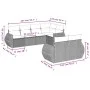 7-teiliges Gartensofa-Set und beige synthetische Rattankissen von , Gartensets - Ref: Foro24-3253946, Preis: 557,54 €, Rabatt: %
