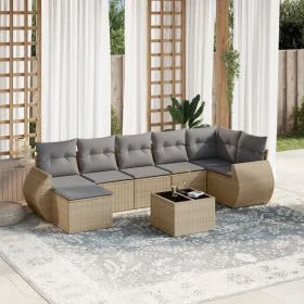 Garden sofa set with beige cushions 8 pcs PE rattan by , Garden sets - Ref: Foro24-3254026, Price: 514,60 €, Discount: %