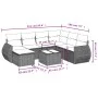 Garden sofa set with beige cushions 8 pcs PE rattan by , Garden sets - Ref: Foro24-3254045, Price: 570,68 €, Discount: %