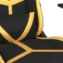 Silla gaming cuero sintético negro y dorado de , Sillones para videojuegos - Ref: Foro24-3143667, Precio: 114,57 €, Descuento: %