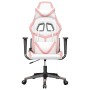Silla gaming cuero sintético blanco y rosa de , Sillones para videojuegos - Ref: Foro24-3143673, Precio: 116,72 €, Descuento: %