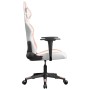Silla gaming cuero sintético blanco y rosa de , Sillones para videojuegos - Ref: Foro24-3143673, Precio: 116,72 €, Descuento: %