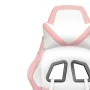 Weißer und rosafarbener Gaming-Stuhl aus Kunstleder von , Gaming-Stühle - Ref: Foro24-3143673, Preis: 114,95 €, Rabatt: %
