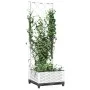 Weißer Gitter-Pflanzkasten aus PP, 40 x 40 x 121,5 cm von , Töpfe und Pflanzgefäße - Ref: Foro24-153279, Preis: 42,77 €, Raba...