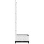 White PP trellis planter 40x40x121.5 cm by , Pots and planters - Ref: Foro24-153279, Price: 39,62 €, Discount: %