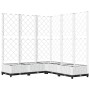 Jardinera con enrejado PP blanco 120x120x121,5 cm by , Pots and planters - Ref: Foro24-153287, Price: 134,13 €, Discount: %
