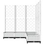 Jardinera con enrejado PP blanco 120x120x121,5 cm by , Pots and planters - Ref: Foro24-153287, Price: 134,13 €, Discount: %