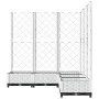 Jardinera con enrejado PP blanco 120x120x121,5 cm by , Pots and planters - Ref: Foro24-153287, Price: 119,02 €, Discount: %