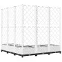 Jardinera con enrejado PP blanco 120x120x121,5 cm by , Pots and planters - Ref: Foro24-153287, Price: 119,02 €, Discount: %