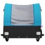 Remolque para bicicleta hierro negro y azul 30 kg by , Bicycle trailers - Ref: Foro24-94121, Price: 83,68 €, Discount: %
