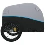 Remolque para bicicleta hierro negro y azul 30 kg by , Bicycle trailers - Ref: Foro24-94121, Price: 83,68 €, Discount: %