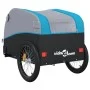 Remolque para bicicleta hierro negro y azul 30 kg by , Bicycle trailers - Ref: Foro24-94121, Price: 83,68 €, Discount: %