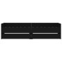 Bed frame with drawers black 90x190 cm by , Beds and slatted bases - Ref: Foro24-3207351, Price: 196,85 €, Discount: %
