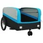 Fahrradanhänger aus schwarzem und blauem Eisen, 45 kg. von , Fahrradanhänger - Ref: Foro24-94072, Preis: 90,04 €, Rabatt: %