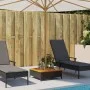 Abdeckung für PE-Rattan-Akazien-Schirmständer in Schwarz, 70x70x25 cm. von , Sonnenschirmzubehör - Ref: Foro24-365952, Preis:...