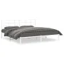 Bettgestell aus Metall mit weißem Kopfteil 193x203 cm von , Betten und Lattenroste - Ref: Foro24-355616, Preis: 89,96 €, Raba...