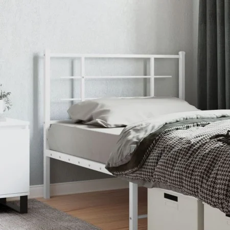 Kopfteil aus weißem Metall, 107 cm von , Kopf- und Fußteile - Ref: Foro24-355640, Preis: 23,89 €, Rabatt: %