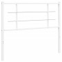 Cabecero de metal blanco 107 cm de , Cabeceros y pies de cama - Ref: Foro24-355640, Precio: 24,24 €, Descuento: %