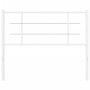 Cabecero de metal blanco 107 cm de , Cabeceros y pies de cama - Ref: Foro24-355640, Precio: 24,24 €, Descuento: %