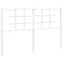 Kopfteil aus weißem Metall, 135 cm von , Kopf- und Fußteile - Ref: Foro24-355642, Preis: 38,18 €, Rabatt: %