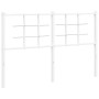 Kopfteil aus weißem Metall, 135 cm von , Kopf- und Fußteile - Ref: Foro24-355642, Preis: 38,90 €, Rabatt: %