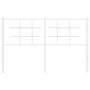Cabecero de metal blanco 135 cm de , Cabeceros y pies de cama - Ref: Foro24-355642, Precio: 38,18 €, Descuento: %