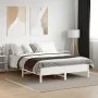 White pine wood bed frame with headboard 150x200cm by , Beds and slatted bases - Ref: Foro24-842643, Price: 130,98 €, Discoun...