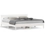 Estructura cama cabecero madera maciza pino blanco 180x200 cm de , Camas y somieres - Ref: Foro24-3216204, Precio: 209,00 €, ...